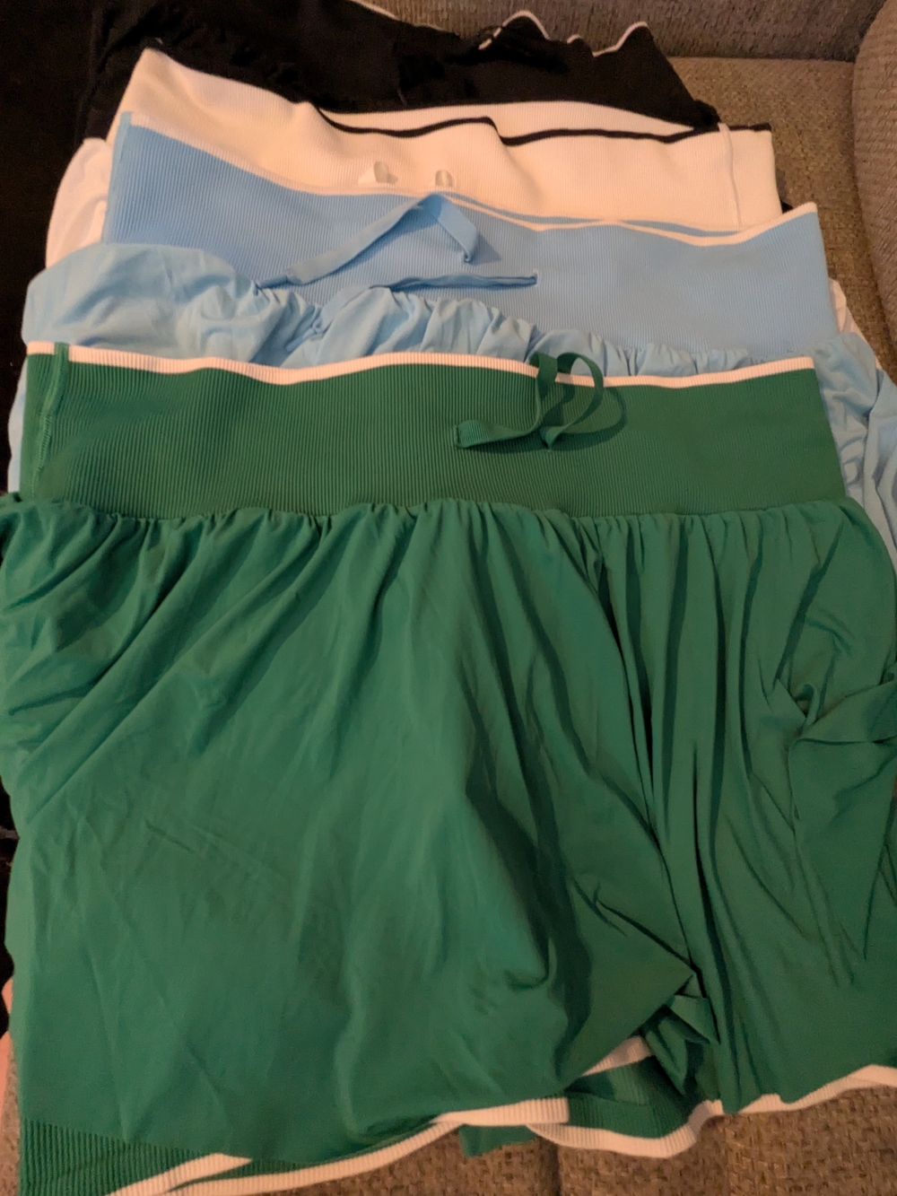 4 All in motion  Elastic-Waist Tennis Skirts